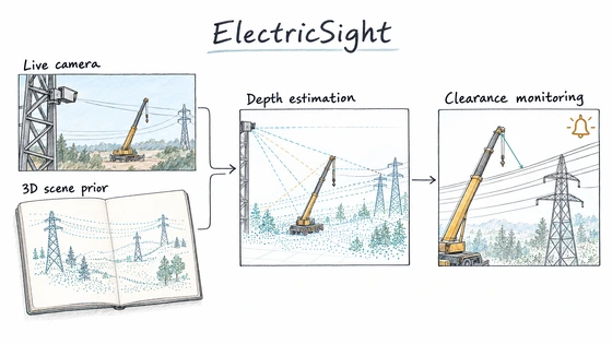 Hand-drawn ElectricSight research overview